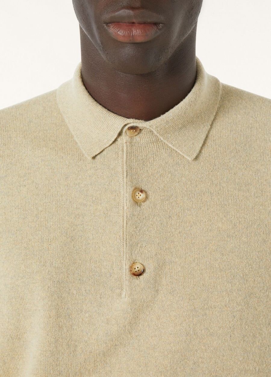 koszulka polo arona baby cashmere curry leaves melange