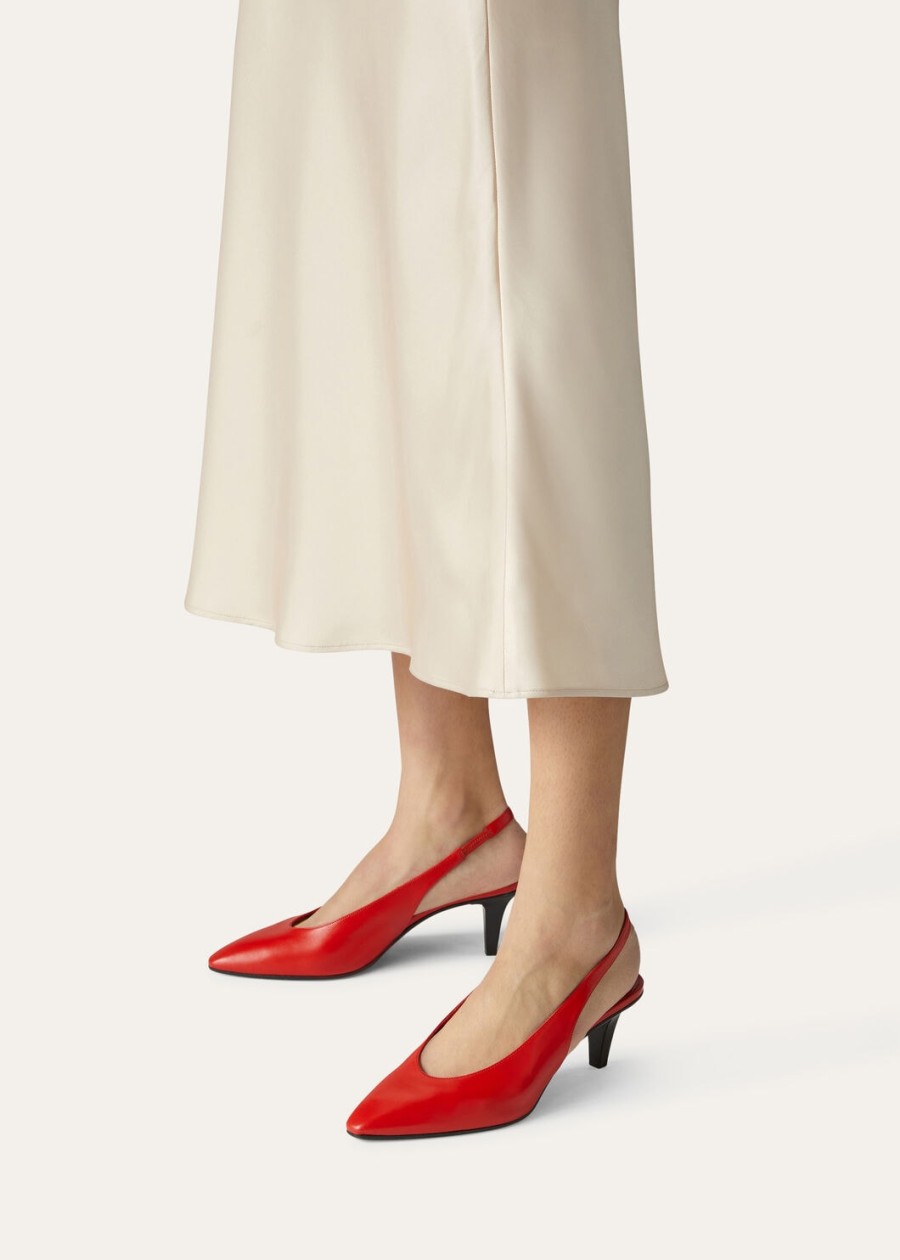 rebecca slingback calfski skin python poison