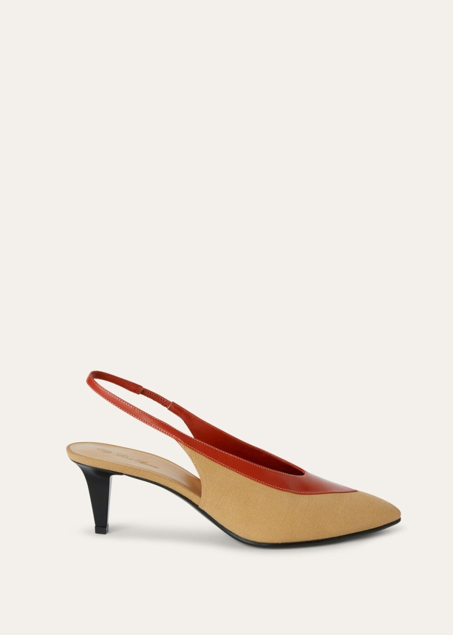 rebecca slingback cotton hinoki wooddeep kummel
