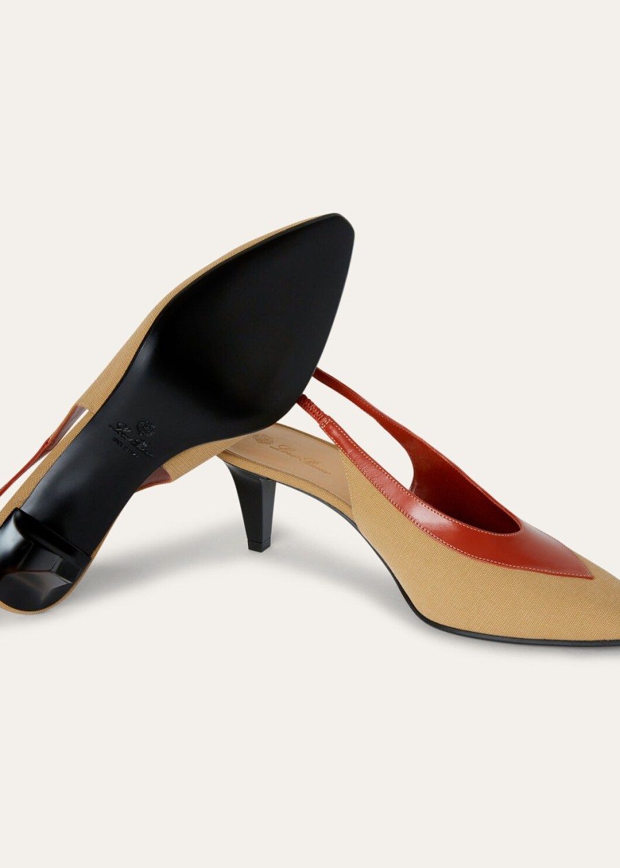 rebecca slingback cotton hinoki wooddeep kummel
