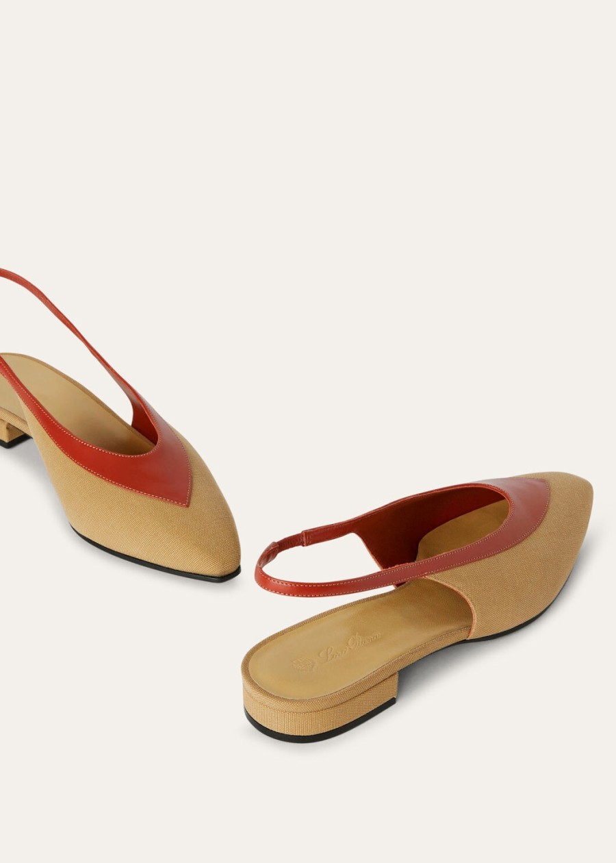 rebecca slingback cotton hinoki wooddeep kummel