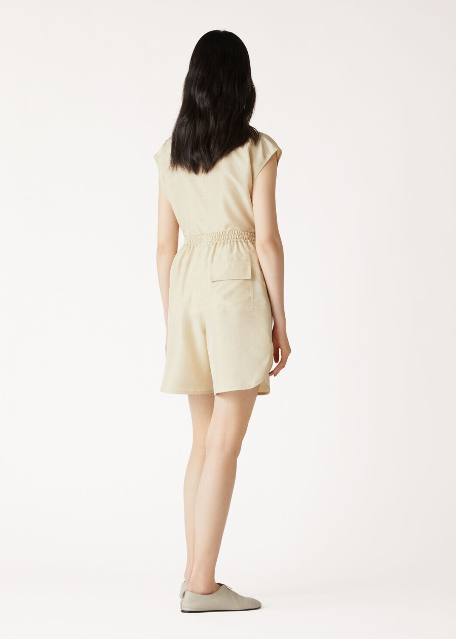 chanya top silk silken sand