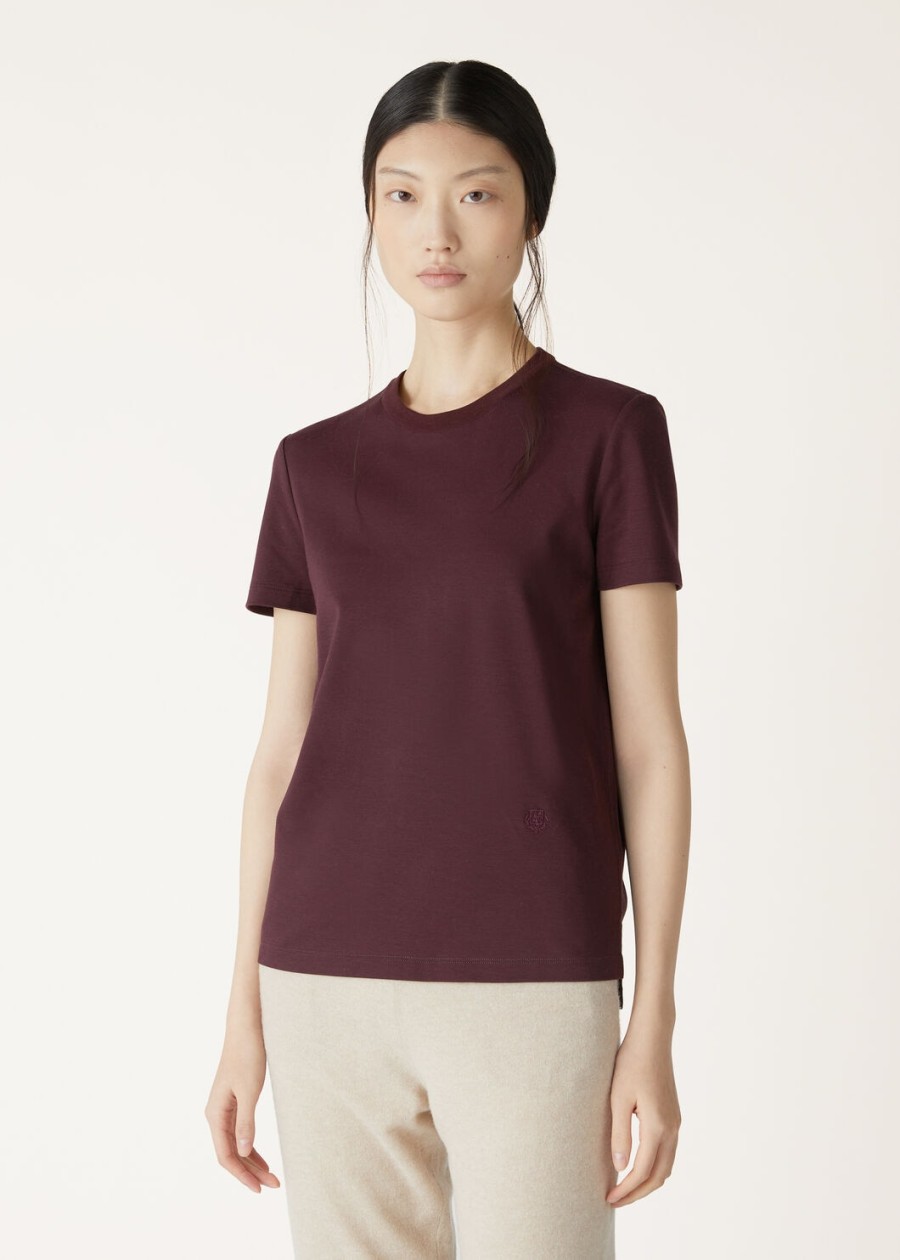 koszulka my-t cotton deep burgundy