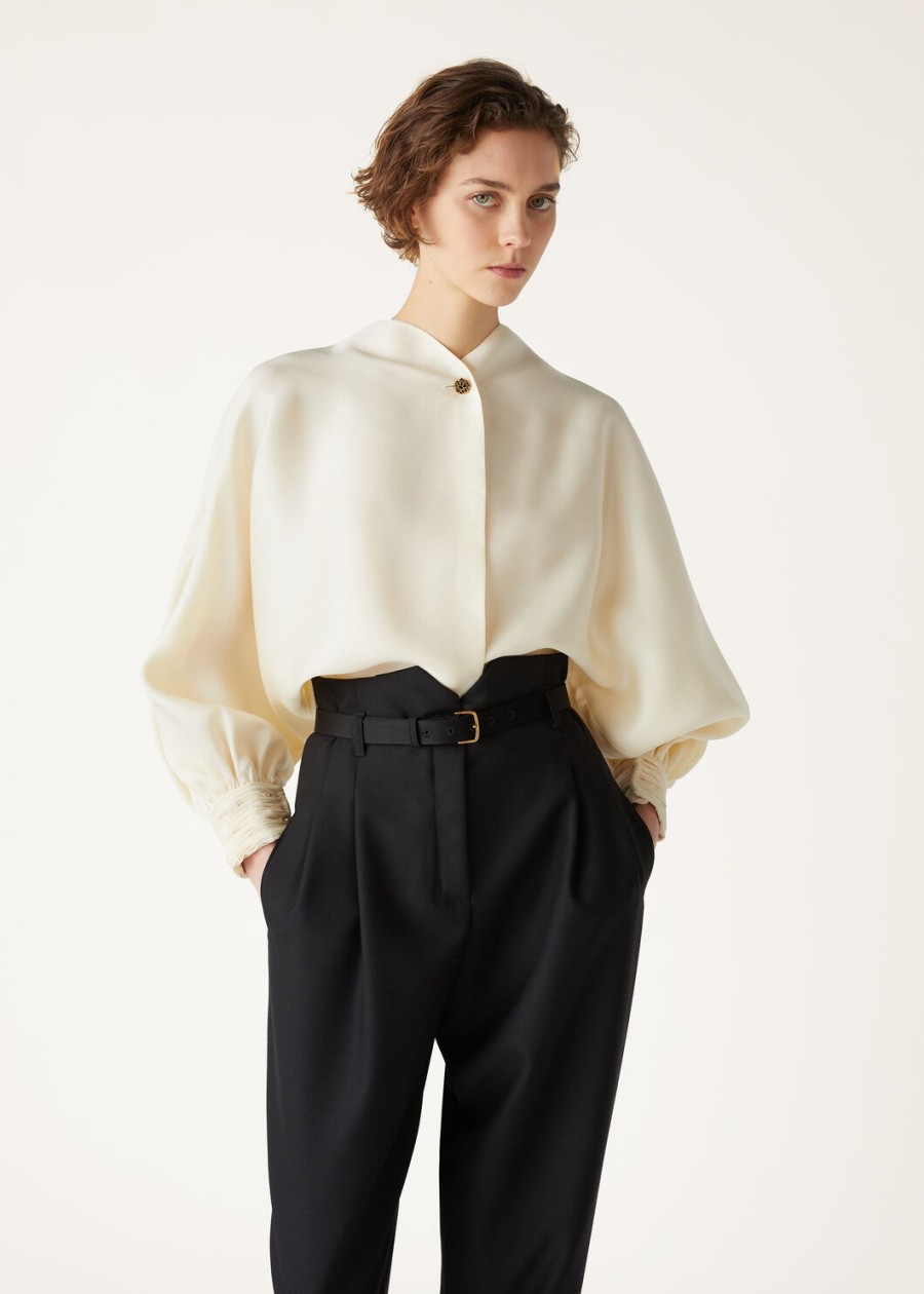 bluzka jody silk white pepper