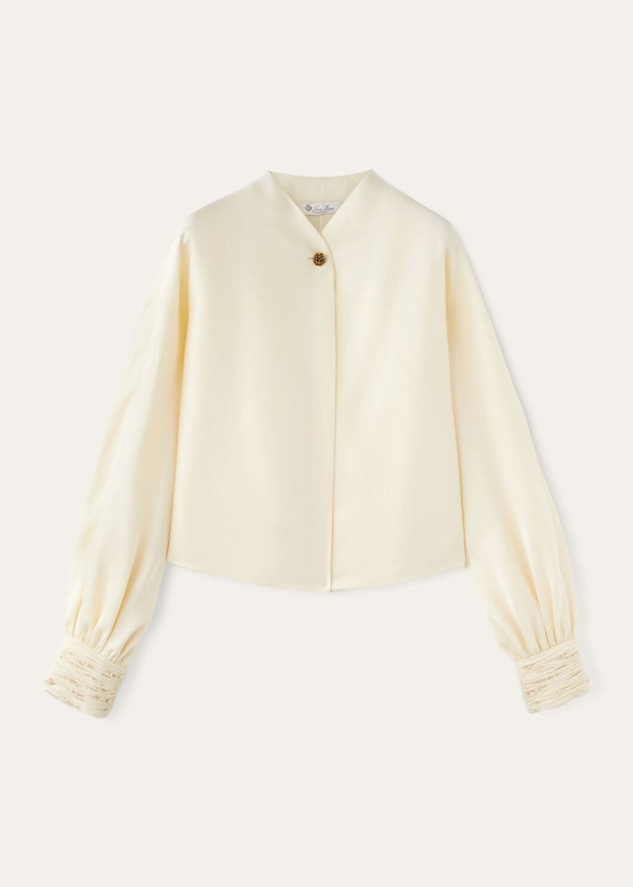 bluzka jody silk white pepper