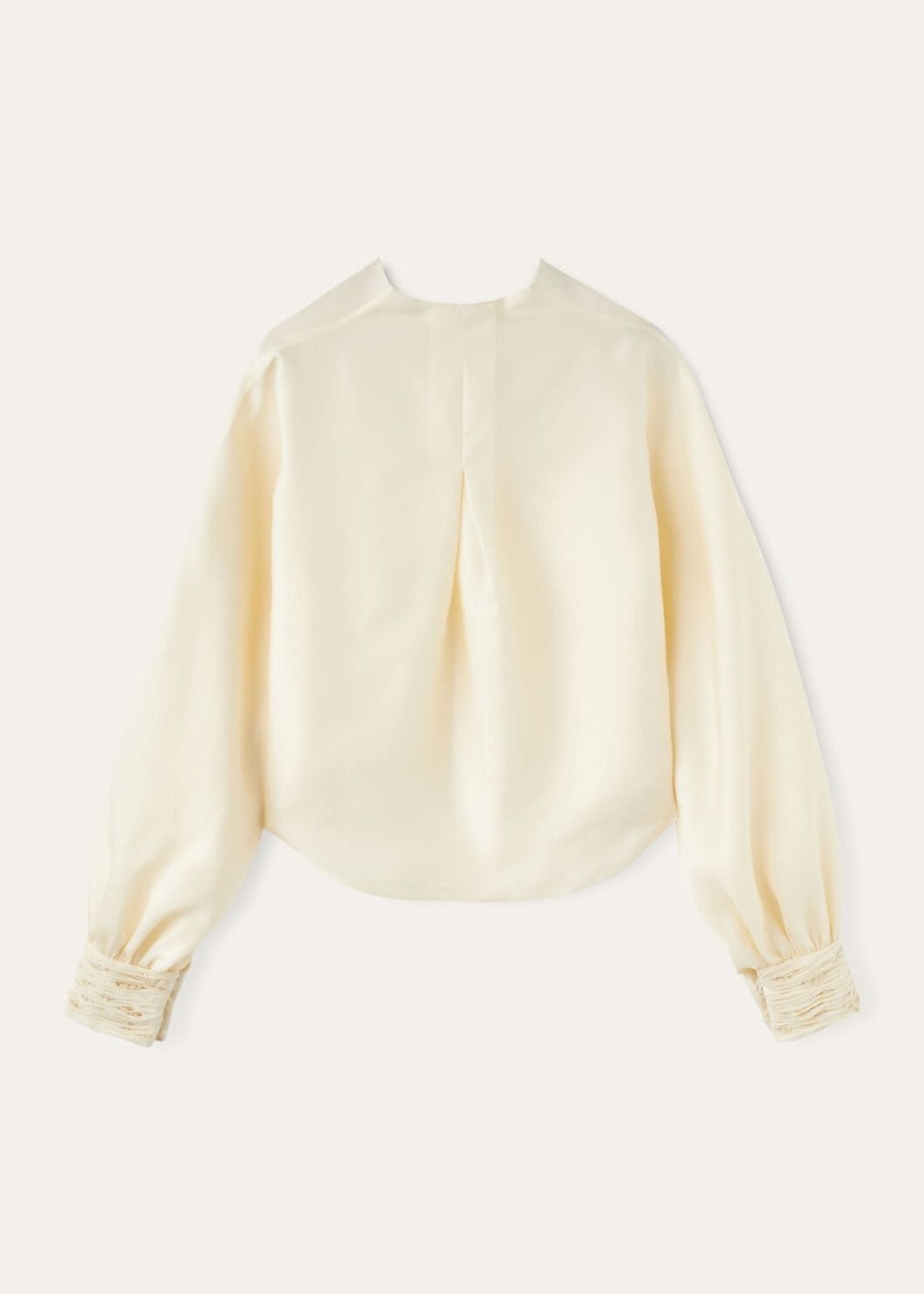 bluzka jody silk white pepper