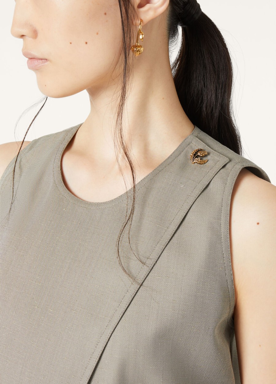cristy top silk virgin wool anyż