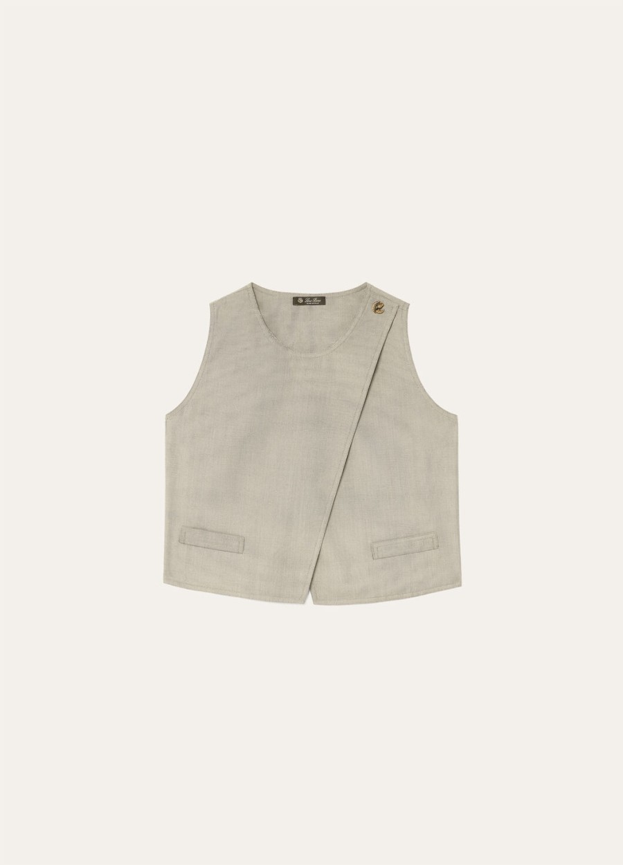 cristy top silk virgin wool anyż