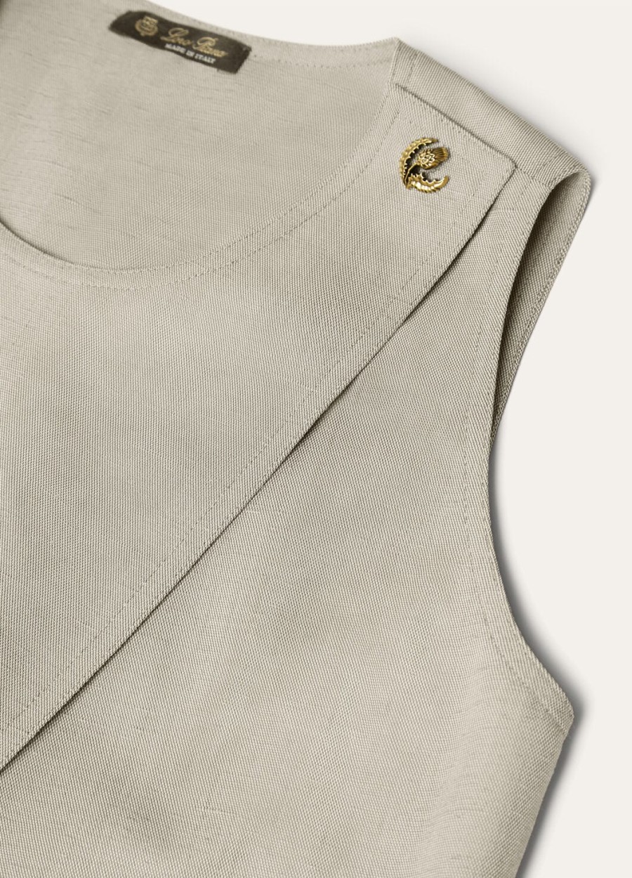 cristy top silk virgin wool anyż
