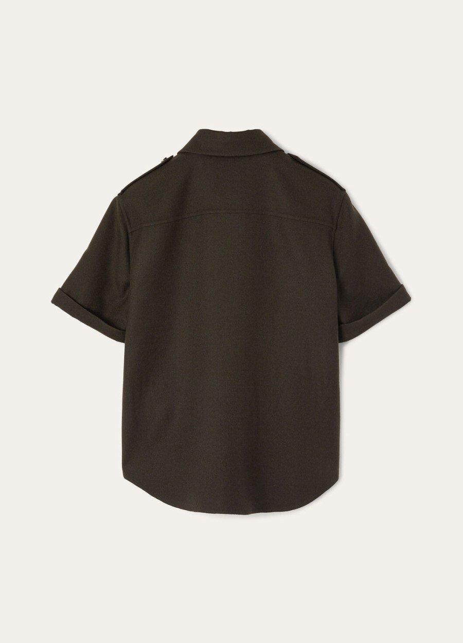 annalisa royal lightness pin shirt black