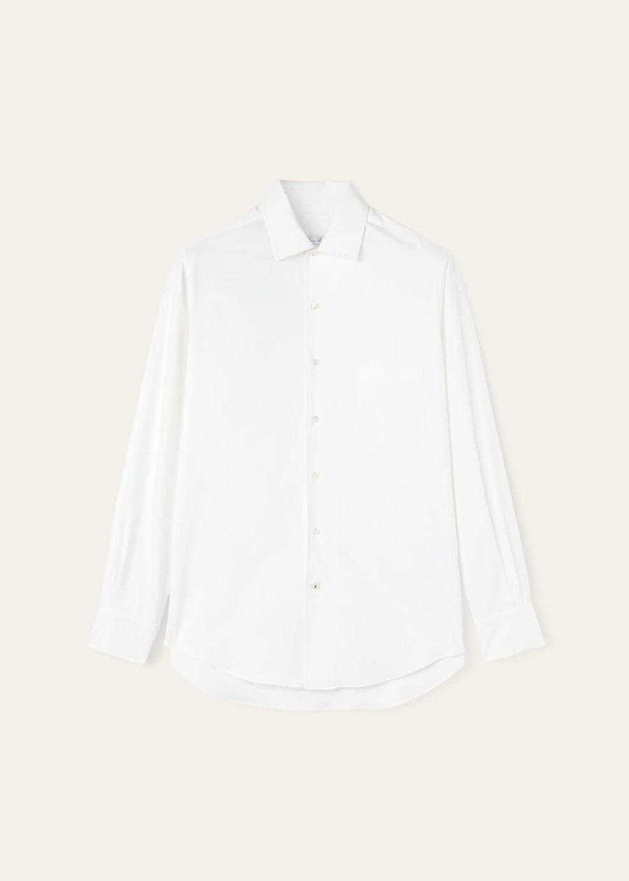 koszula bawełniana andre optical white