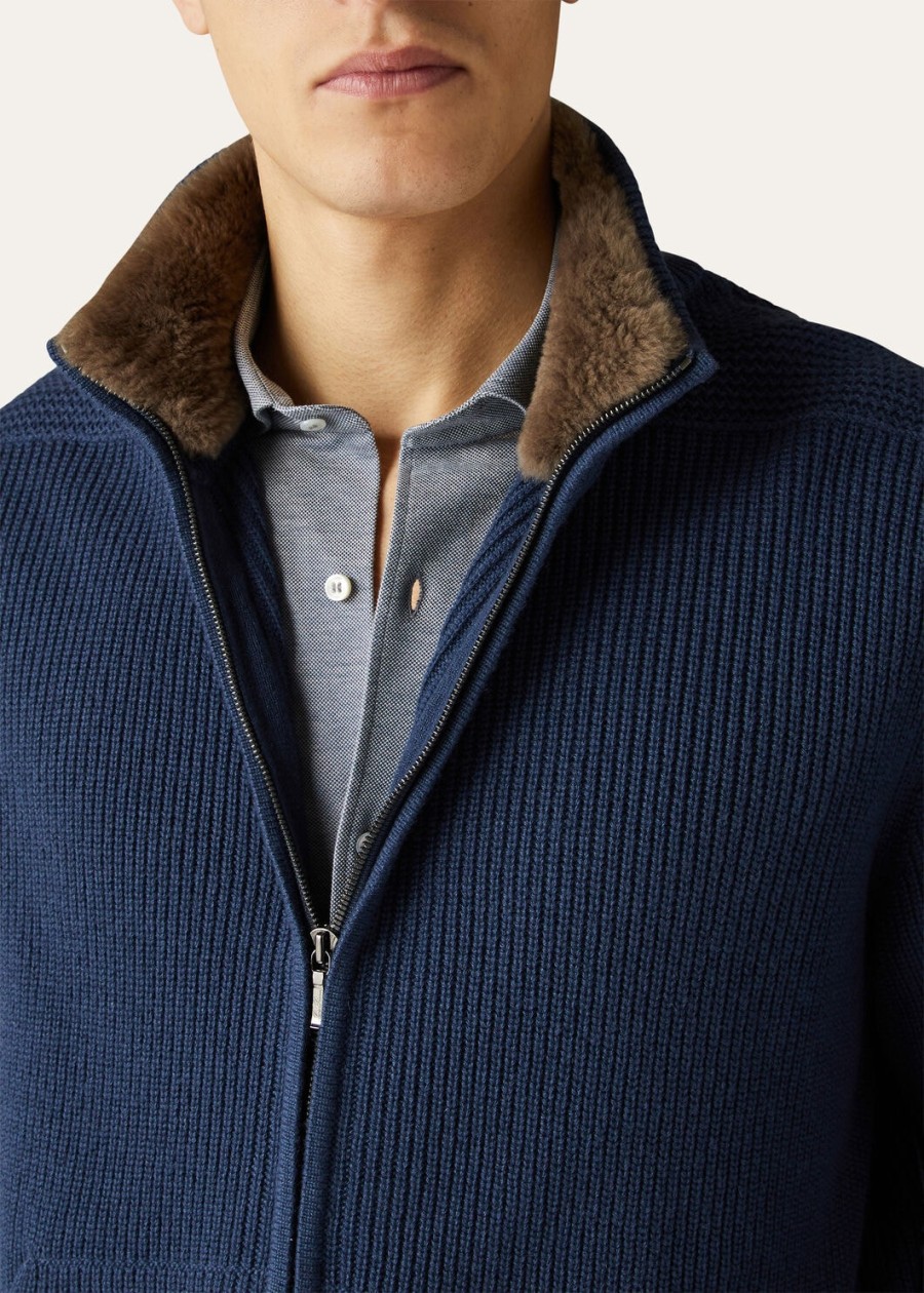 koszula andrew cotton quartz blue