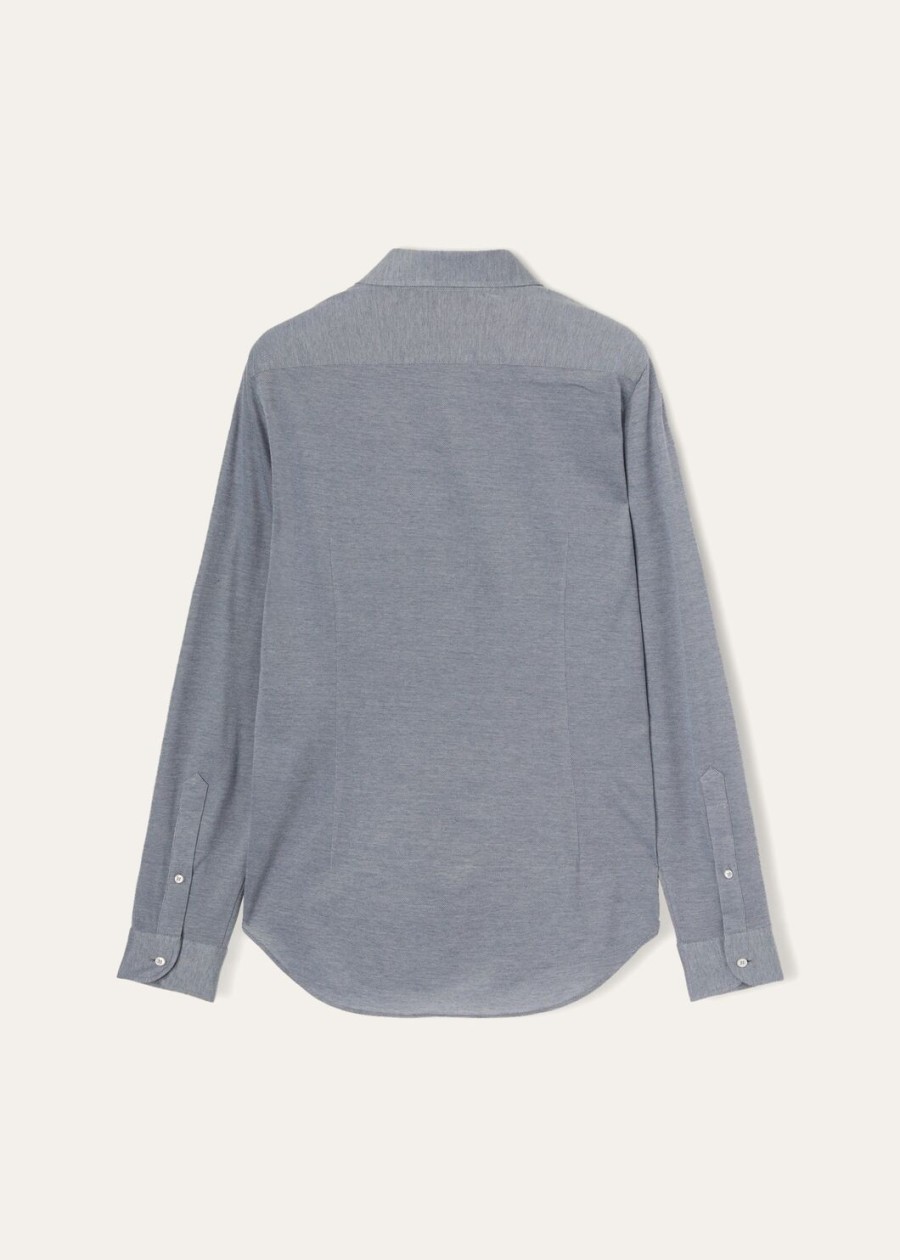 koszula andrew cotton quartz blue