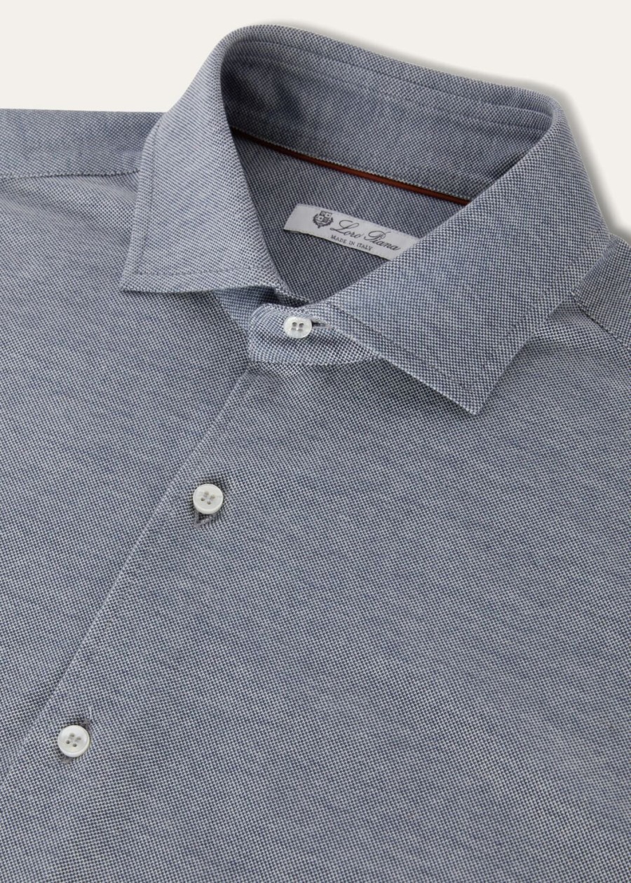 koszula andrew cotton quartz blue