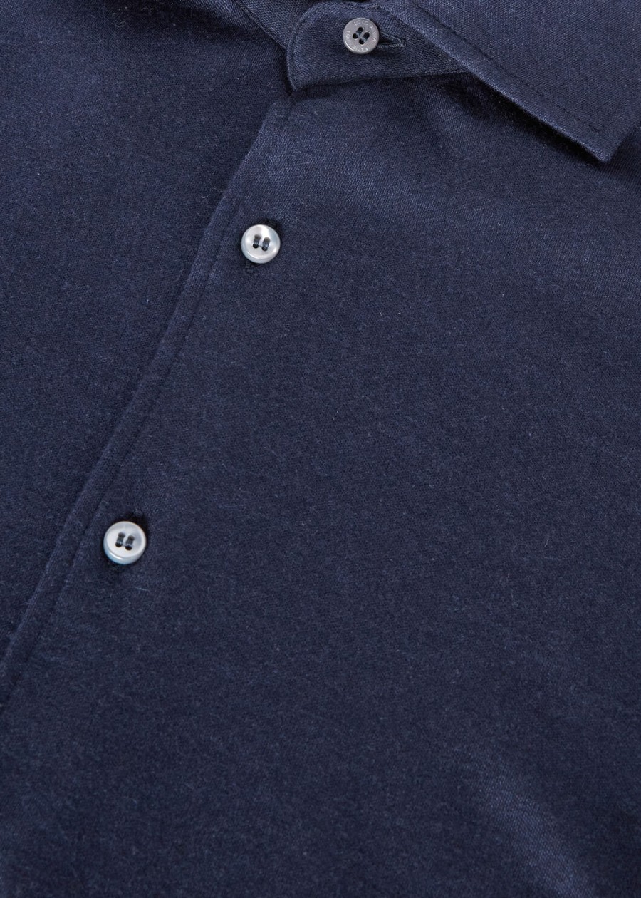 koszula andrew silk cashmere ombre blue