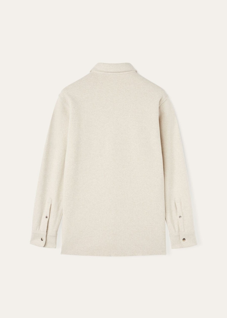 koszula wełniana breia cashmere wish w kolorze kremowego piasku