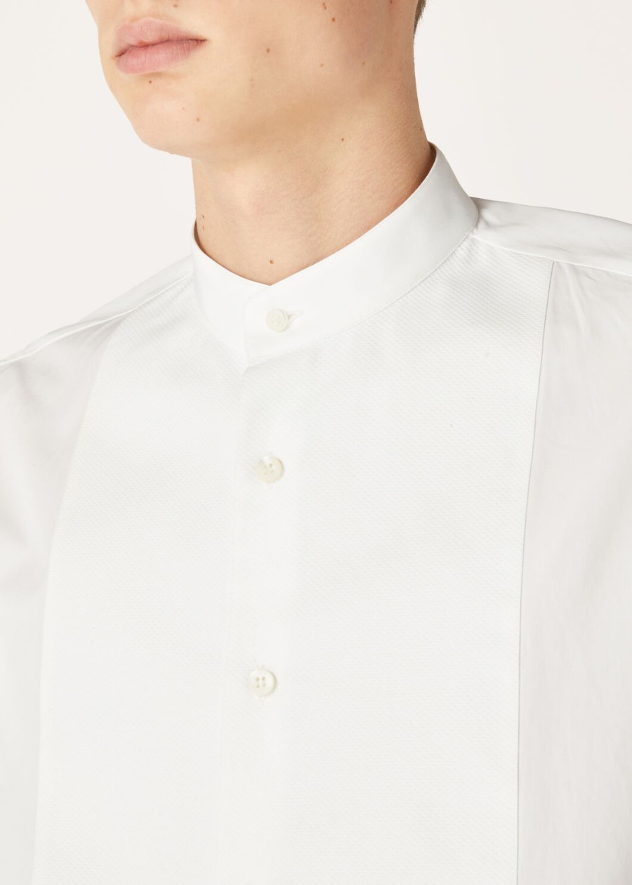 koszula bawełniana filippo optical white