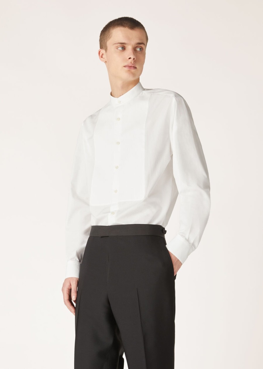 koszula bawełniana filippo optical white