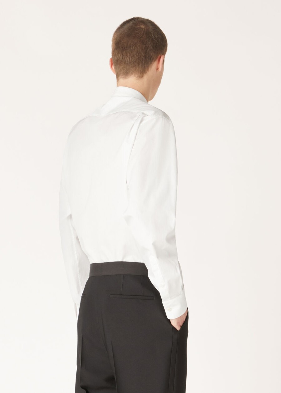koszula bawełniana filippo optical white