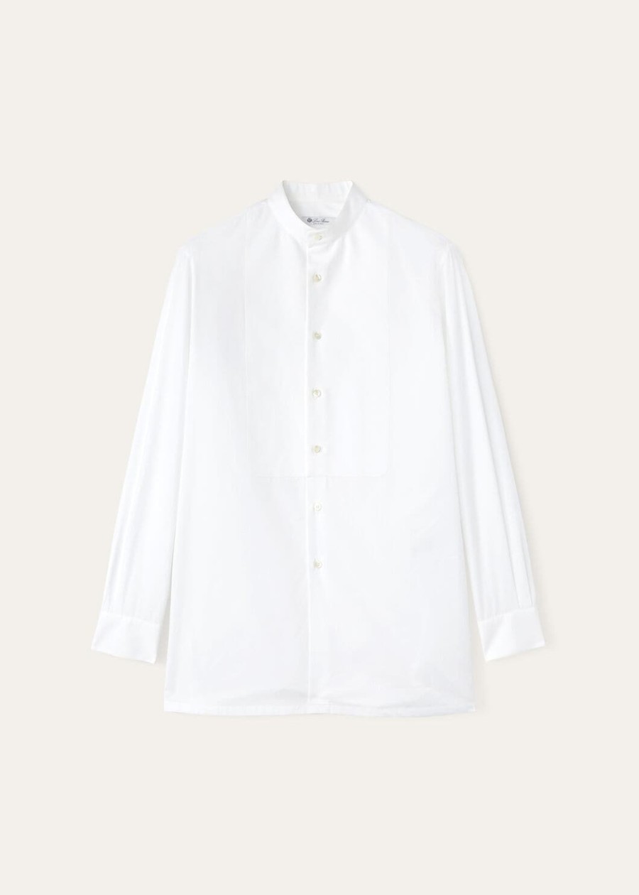 koszula bawełniana filippo optical white