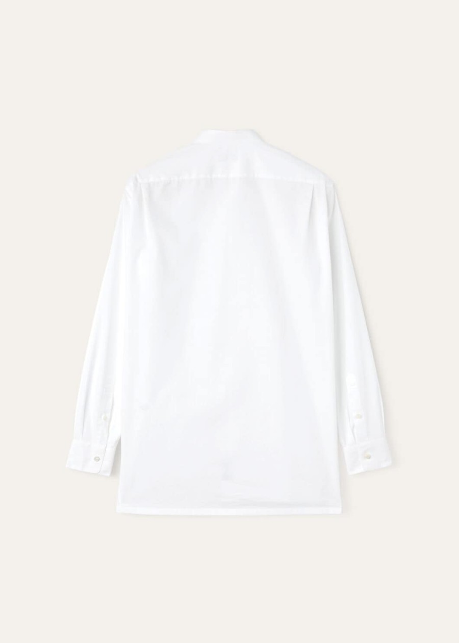 koszula bawełniana filippo optical white