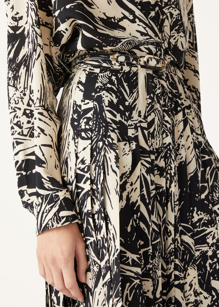 spódnica clea silk blacknugat