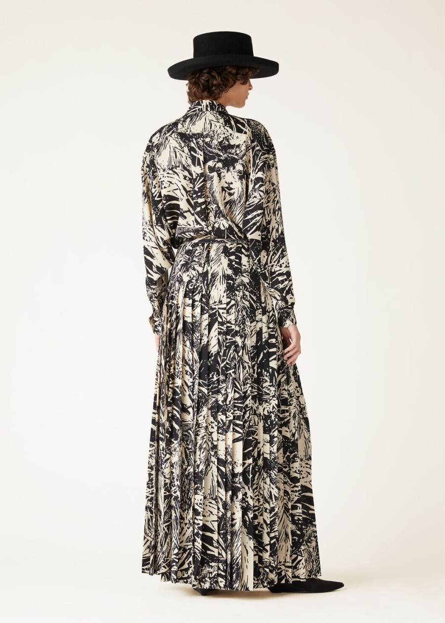 spódnica clea silk blacknugat