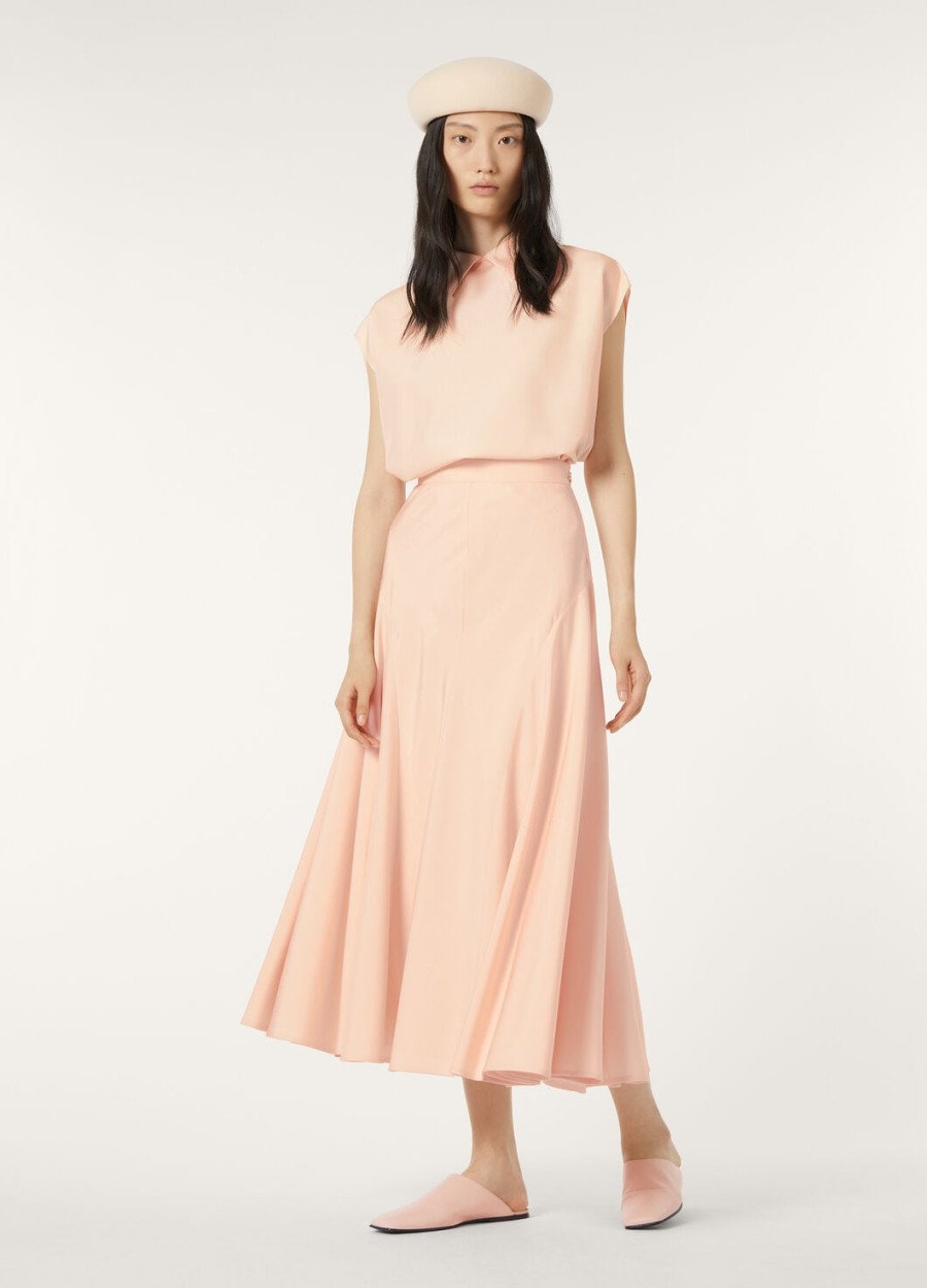 spódnica giustina soft silk pink