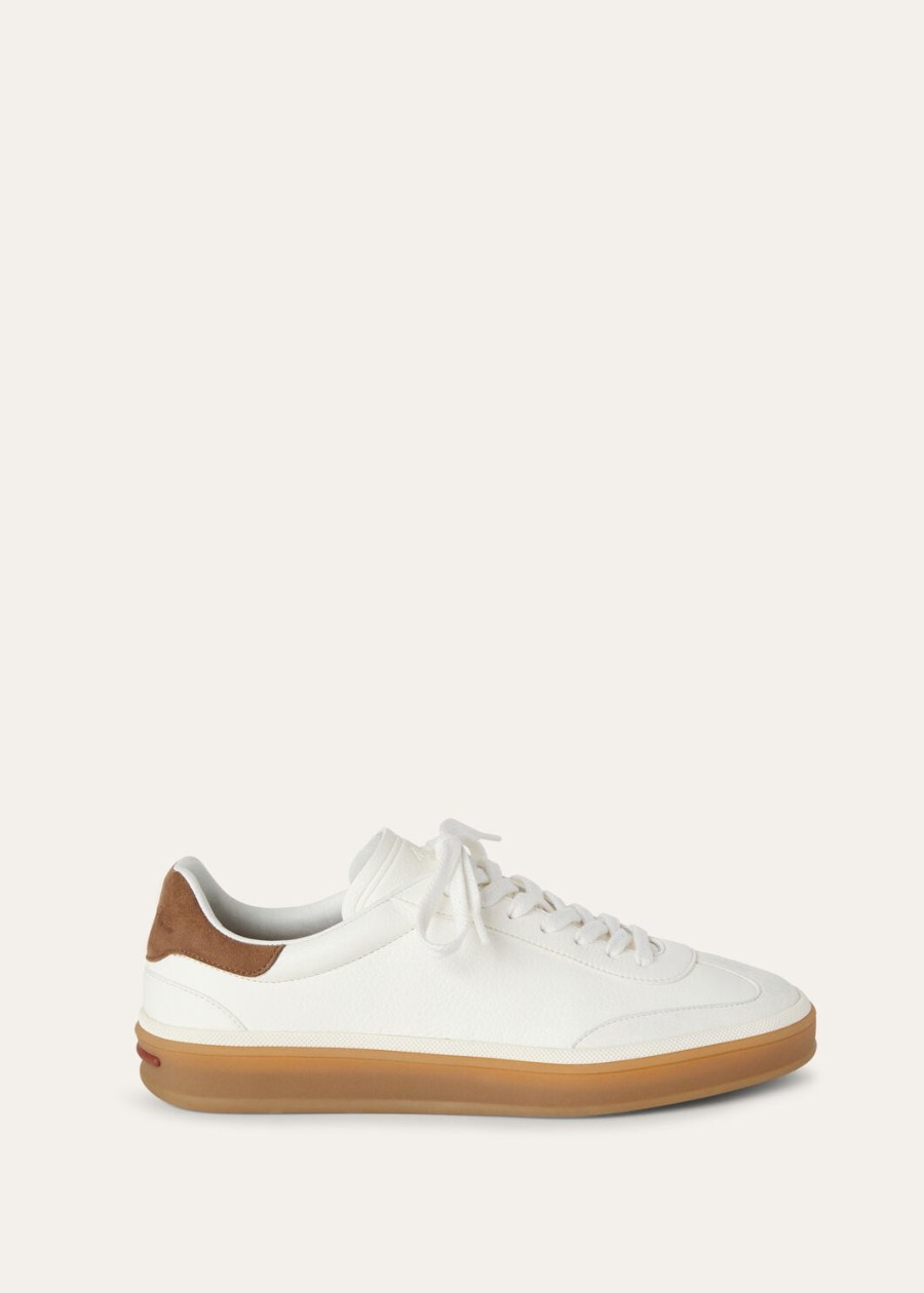 buty do tenisa walk tennis z białej skóry jelenia