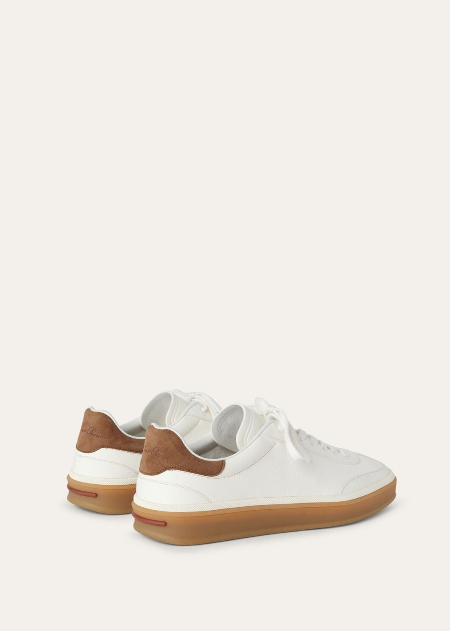 buty do tenisa walk tennis z białej skóry jelenia