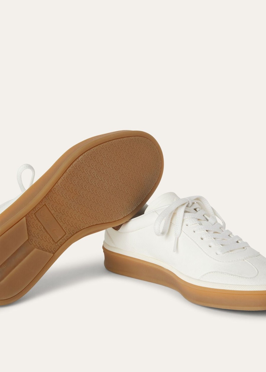 buty do tenisa walk tennis z białej skóry jelenia