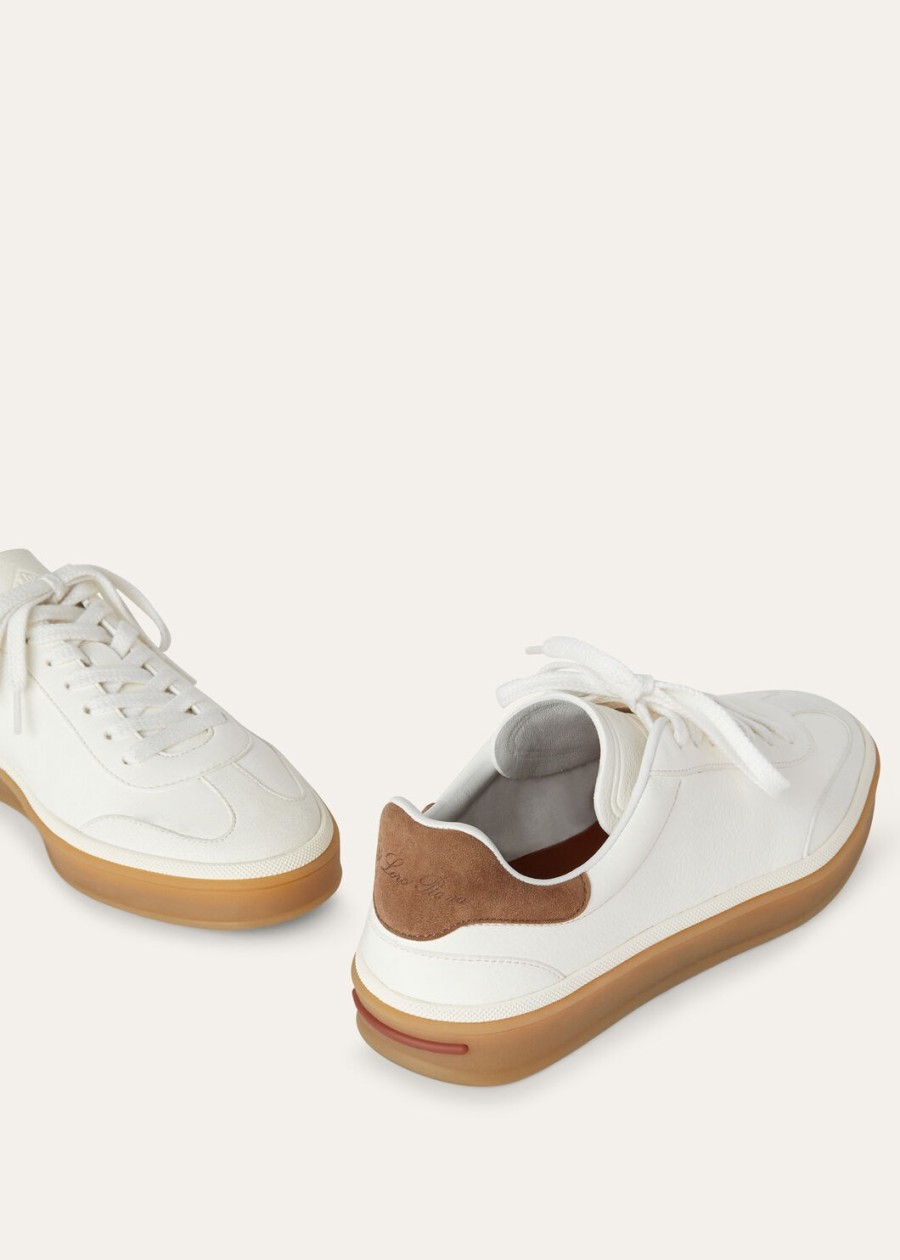 buty do tenisa walk tennis z białej skóry jelenia