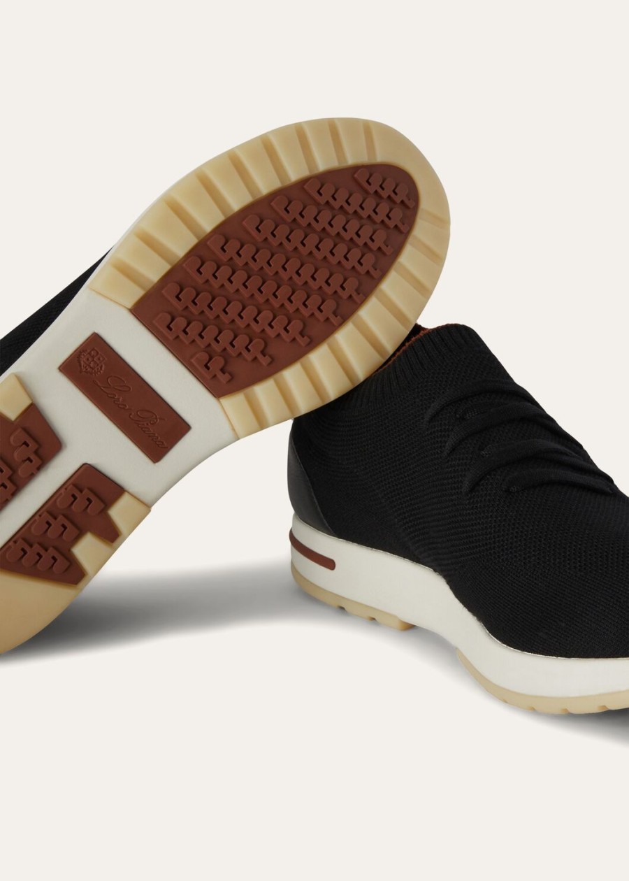 360 lp flexy walk sneaker wish wełna czarny