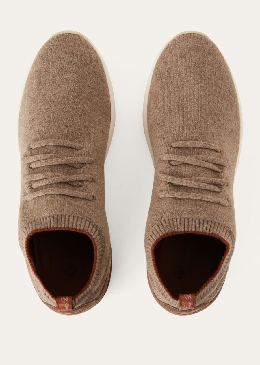 loro 360 lp flexy walk sneaker cashmere grain brown mel