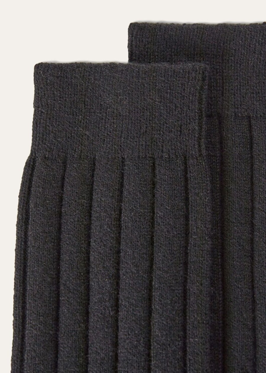 skarpetki bobby baby cashmere w kolorze czarnym