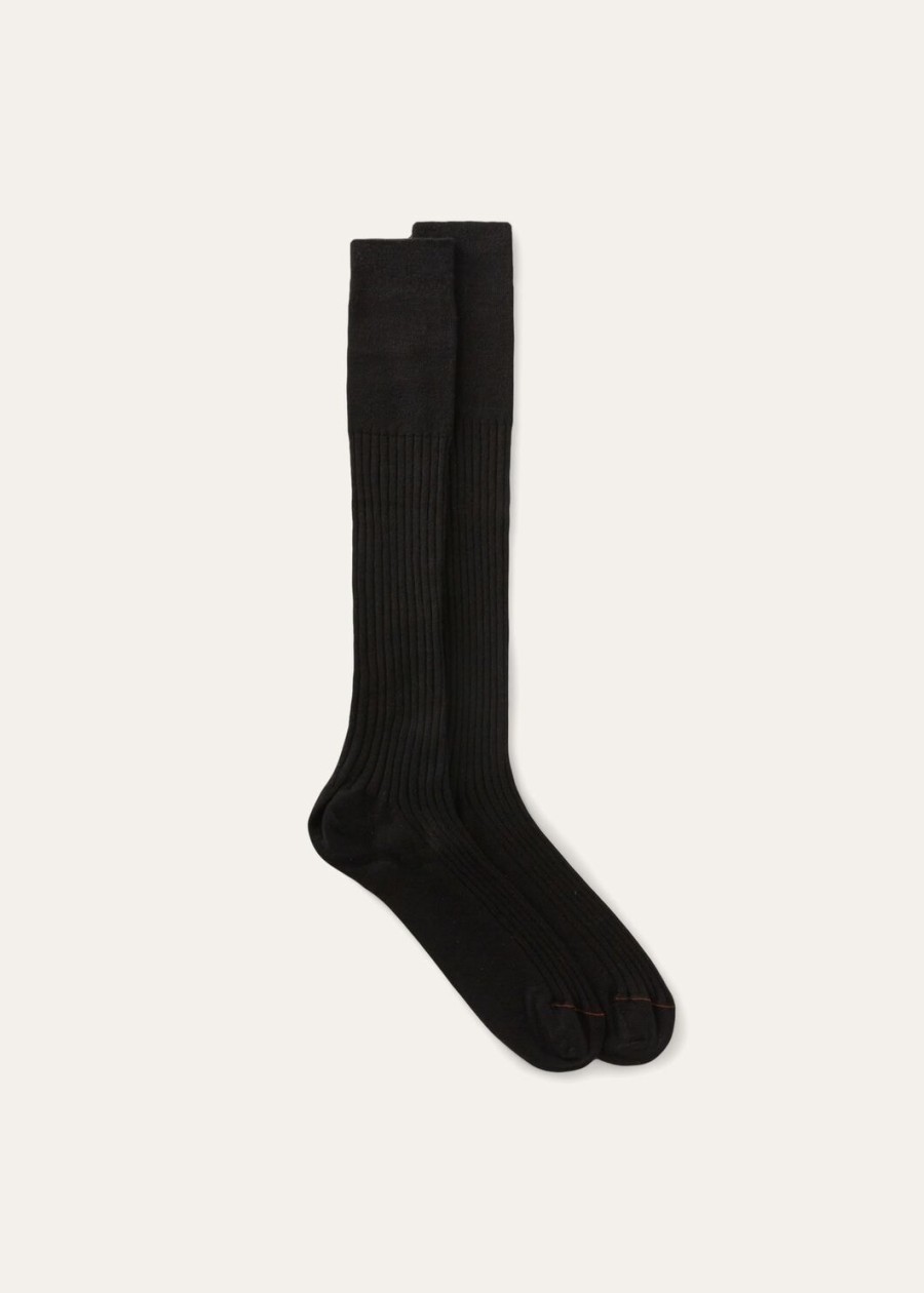 skarpetki costina cashmere silk w kolorze czarnym