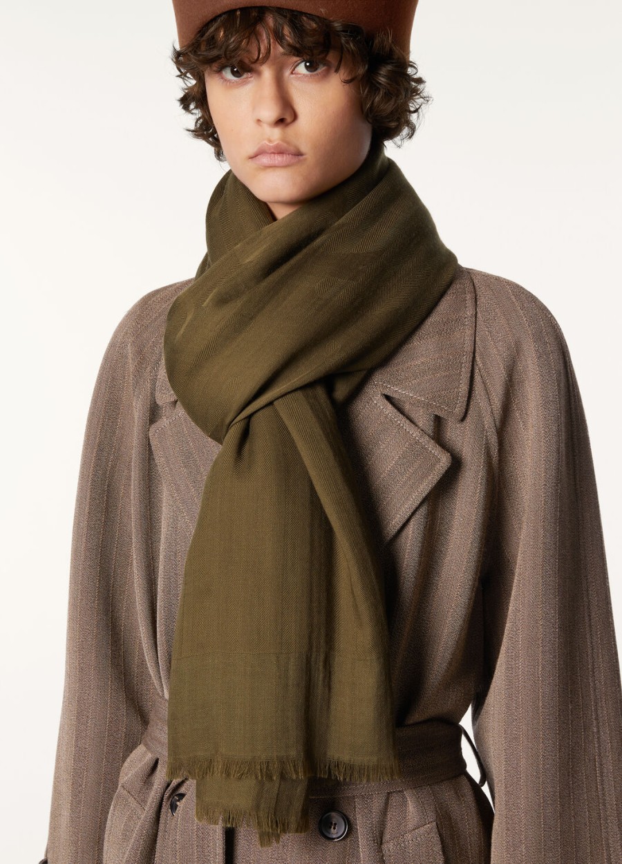maxi crest cashmere fern meadow stole