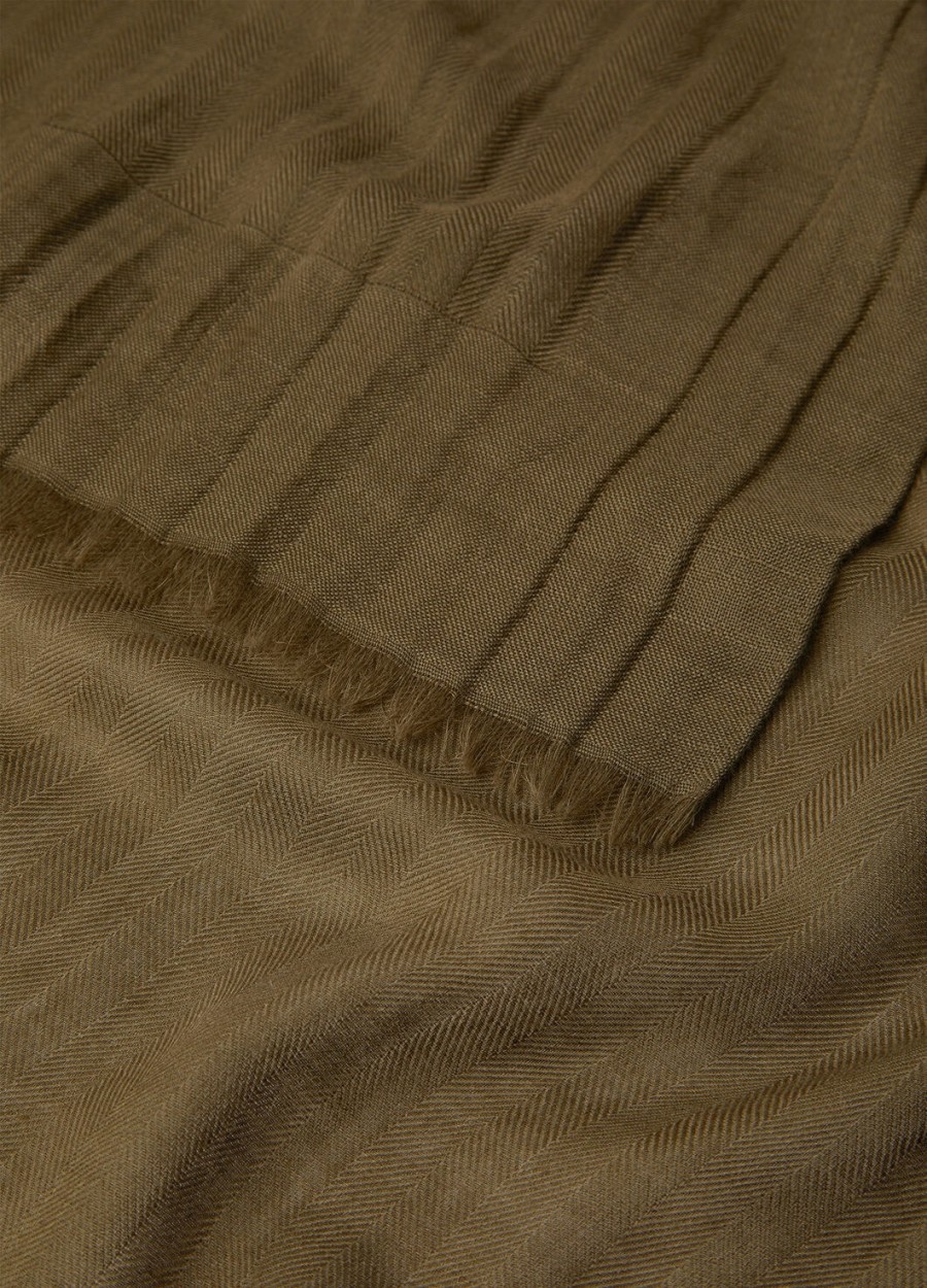 maxi crest cashmere fern meadow stole