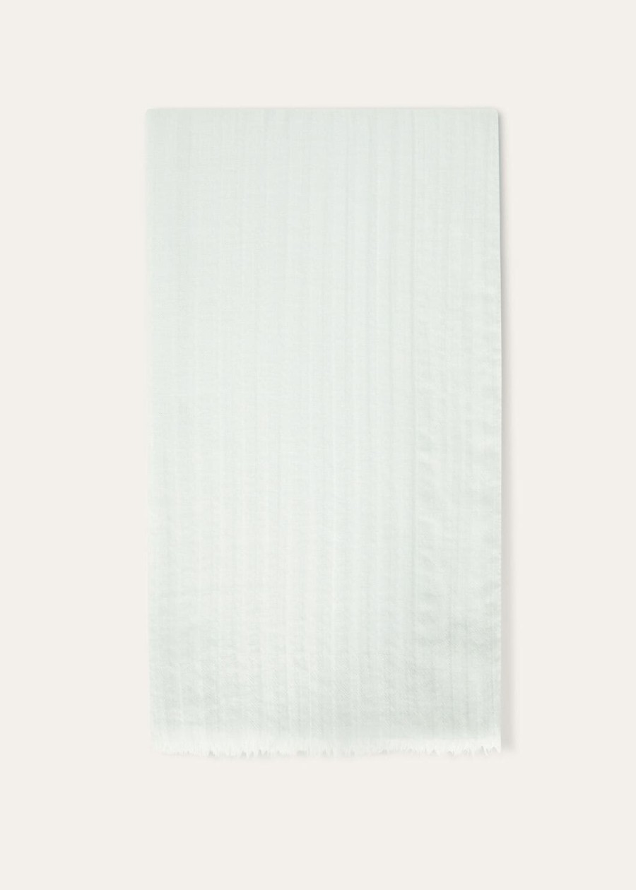 maxi crest stole cashmere mint meadow
