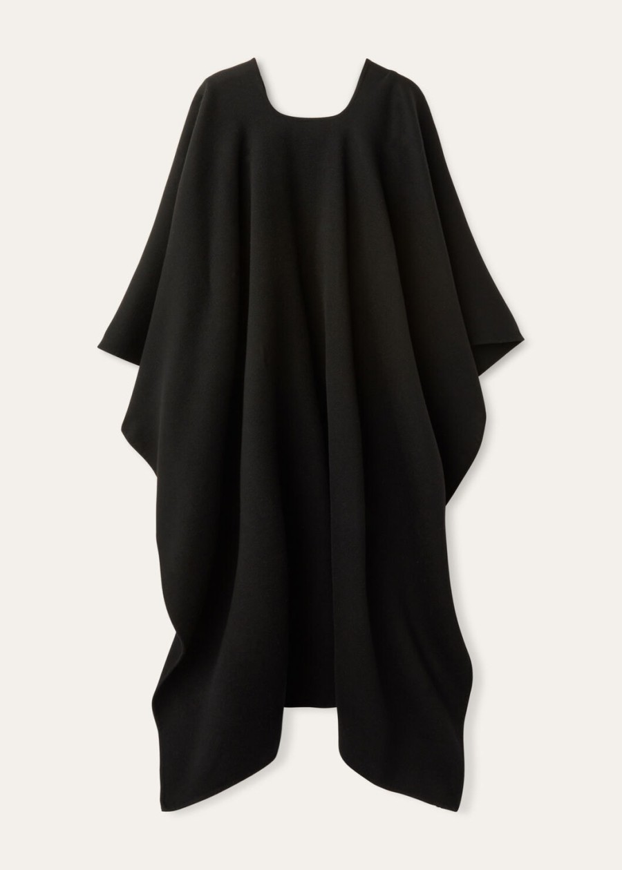 cecilia cape cashmere black