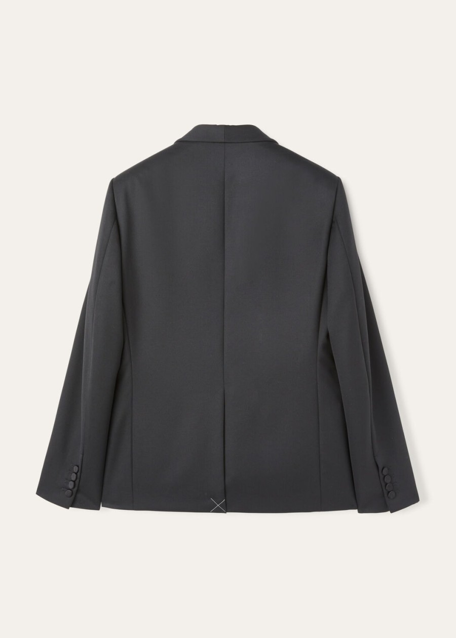 czarny garnitur daniel virgin wool