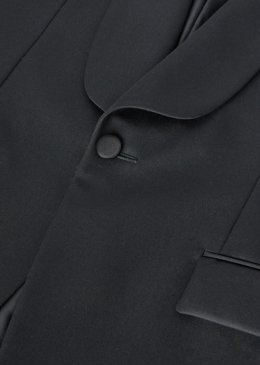 czarny garnitur daniel virgin wool