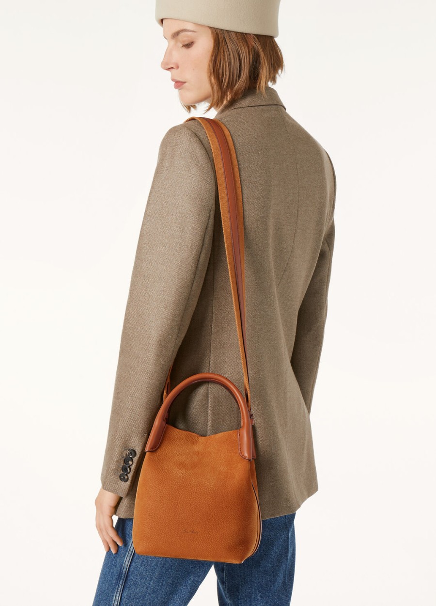 torba mic bale ze skóry cielęcej bon ton brownsun gold