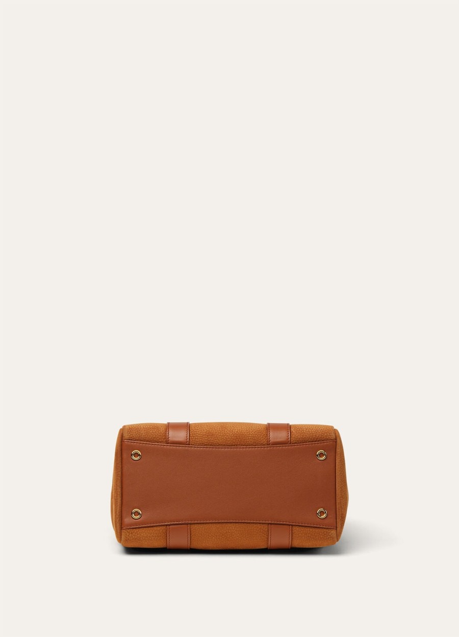 torba loom l25 ze skóry cielęcej bon ton brownsun gold