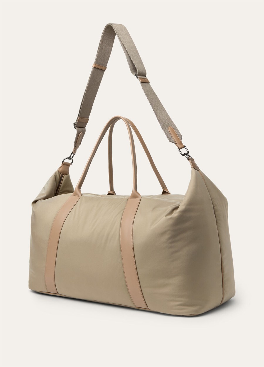 torba wind duffle z mikrofibry – storm system w kolorze tytoniufumé taupeonyx