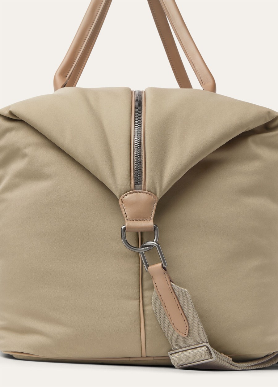 torba wind duffle z mikrofibry – storm system w kolorze tytoniufumé taupeonyx