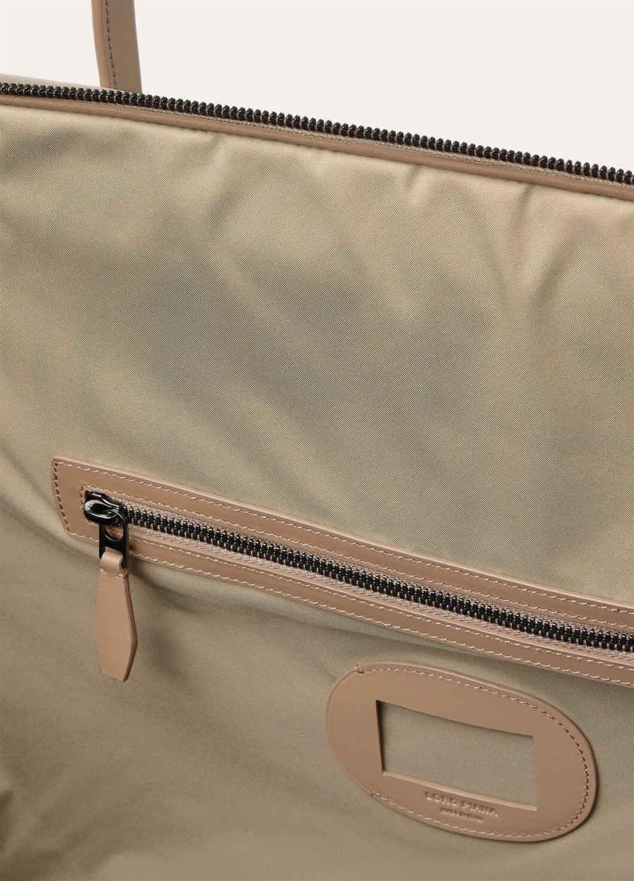 torba wind duffle z mikrofibry – storm system w kolorze tytoniufumé taupeonyx