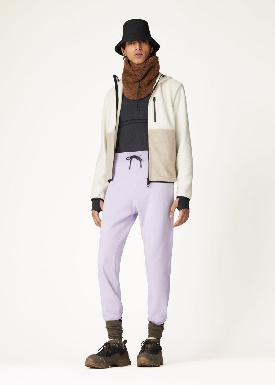 spodnie larecchio cotton cashmere periwinkle