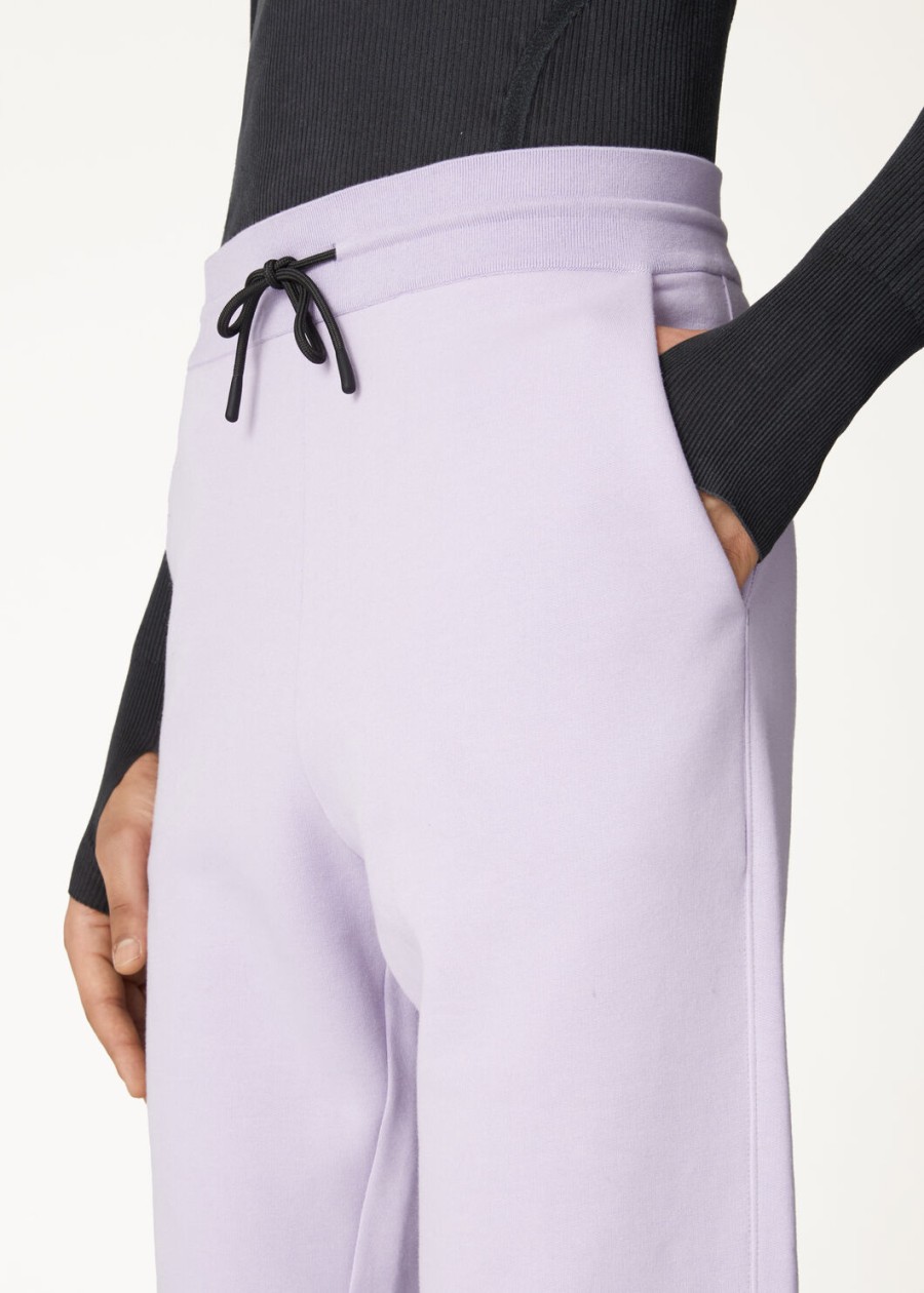 spodnie larecchio cotton cashmere periwinkle