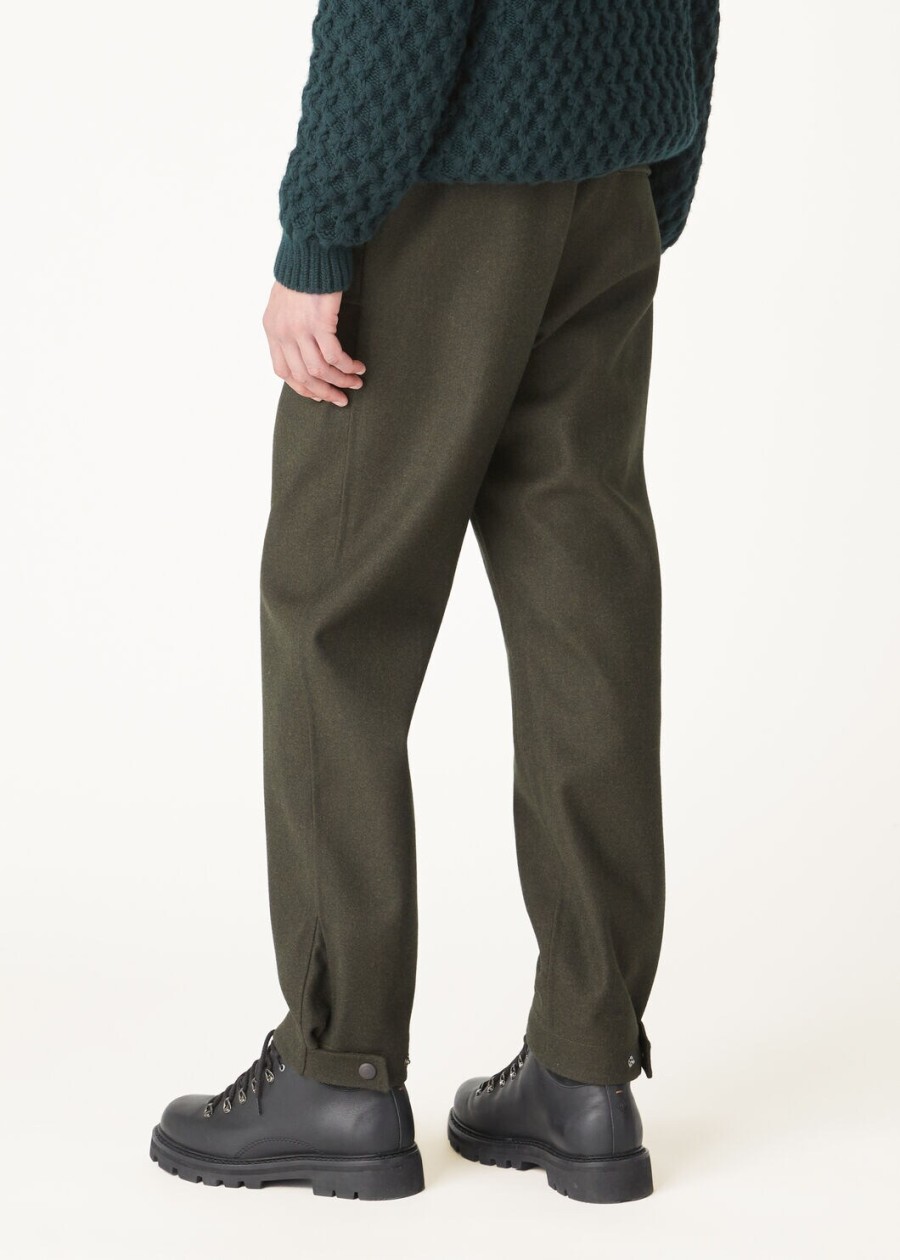 spodnie mees wool virgin charcoal shadow